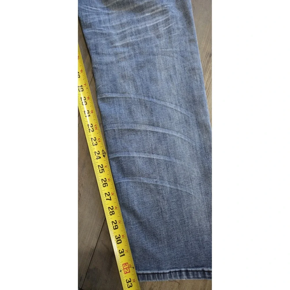 Parish Nation Light Wash Straight Leg Denim Blue Jeans Men Sz 36 Y2K
